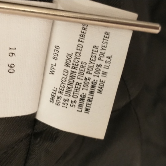 Vintage Hopkins Wool Varsity Jacket Athletic Sports Style USA Made 90s DeLong 46 - Picture 5 of 9